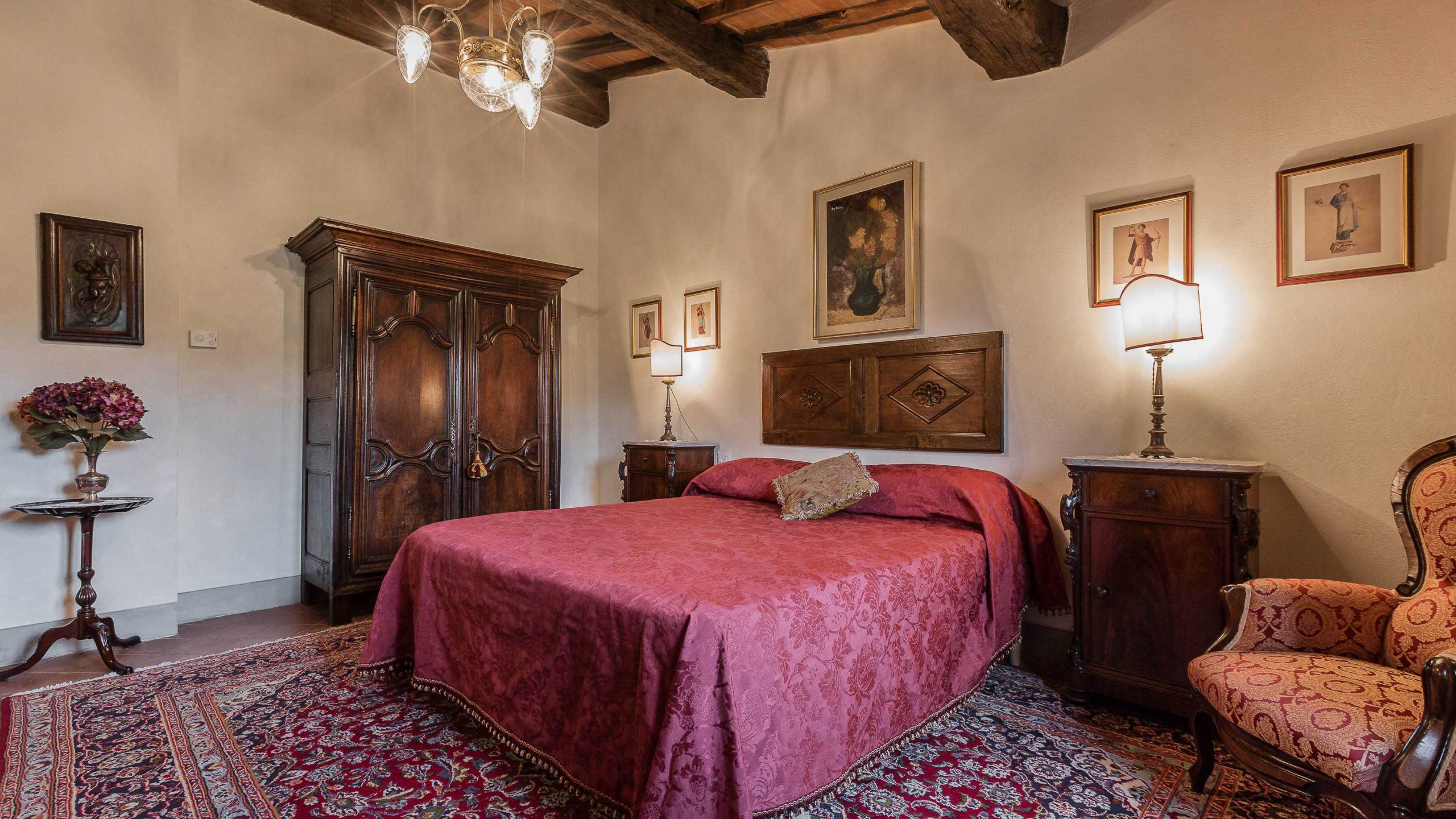Villa dell’ Angelo slaapkamer