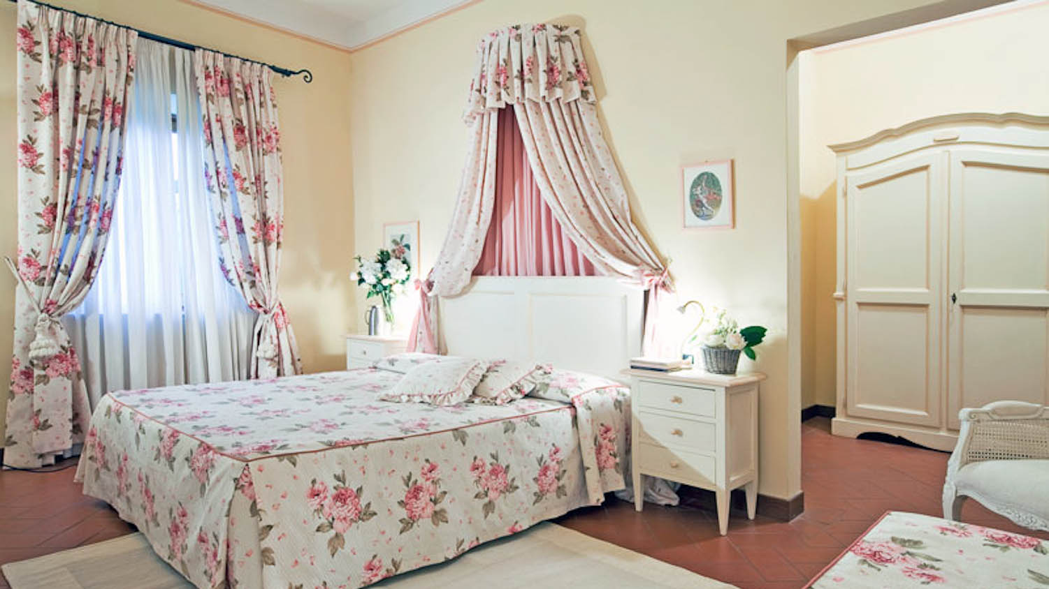 Rosa slaapkamer