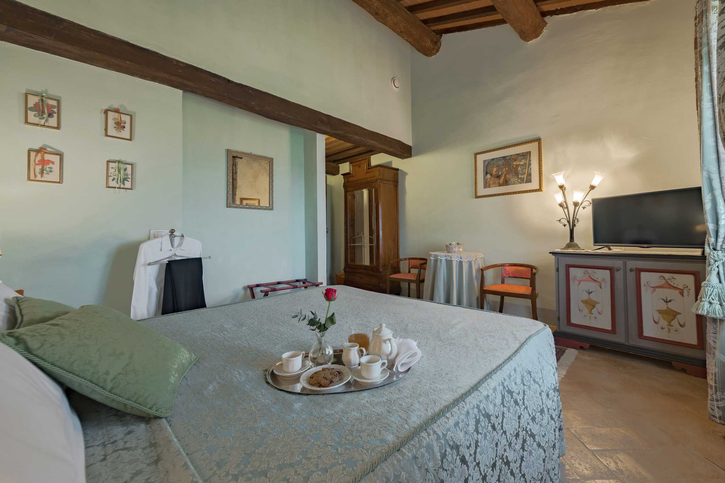 Villa de’ Michelangioli slaapkamer